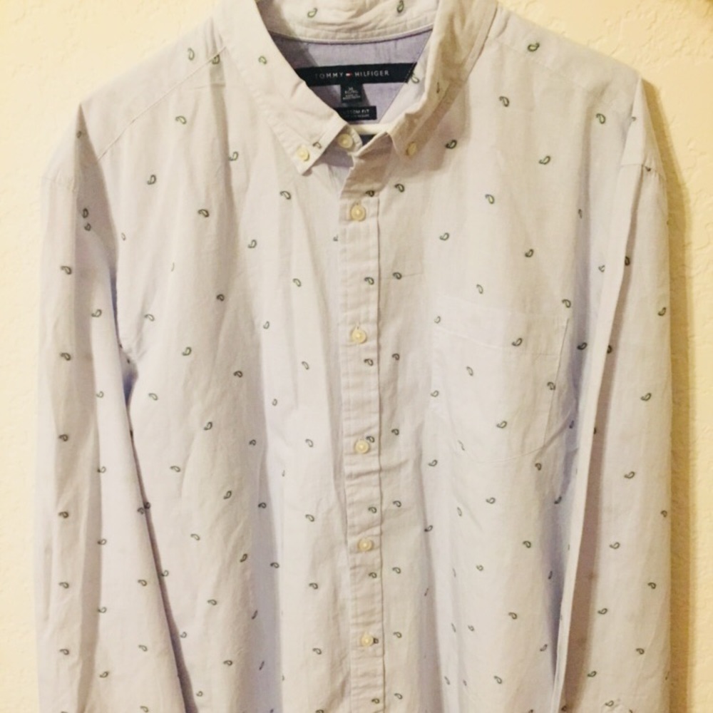 MENS TOMMYHILFIGHER paisley longsleeve button down